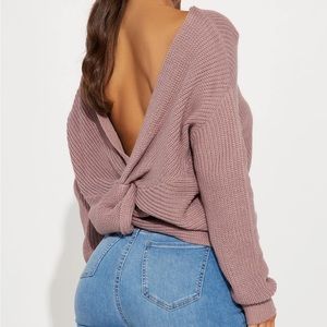 Dusty rose sweater